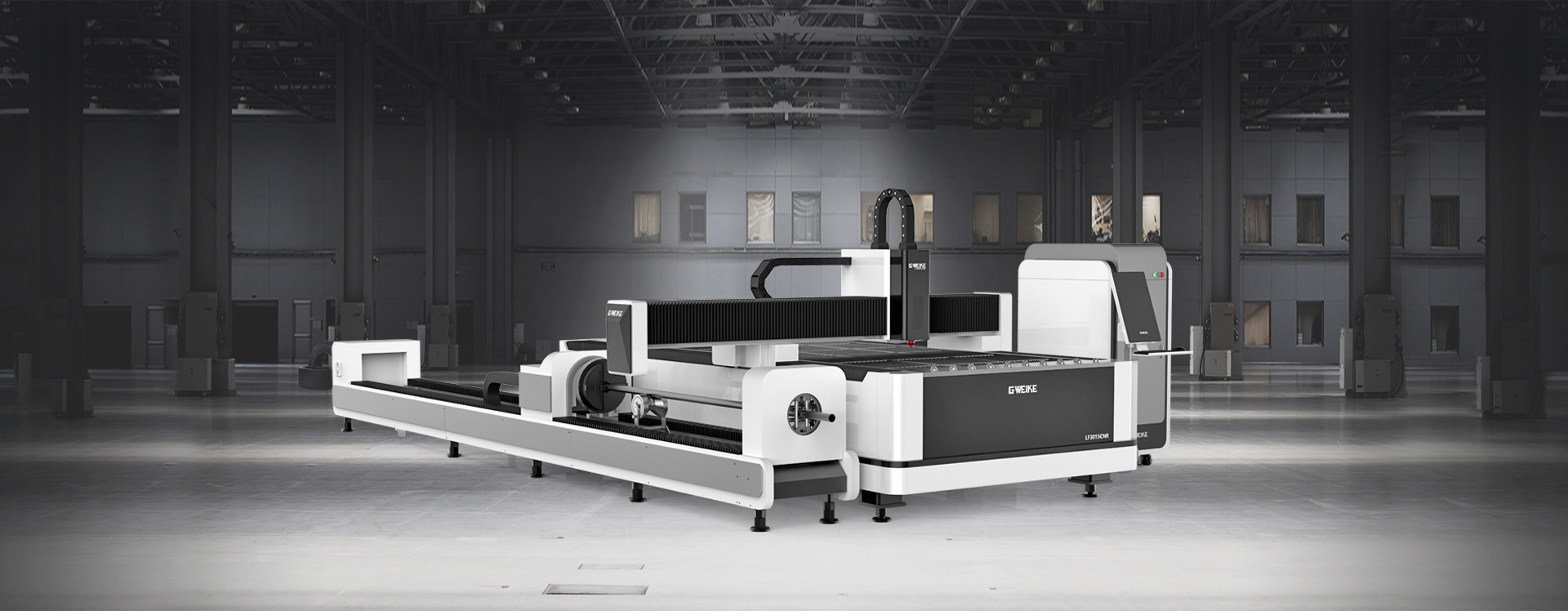 LF3015CR CNC PIPE & PLATE DUAL-USE FIBER LASER CUTTING MACHINE