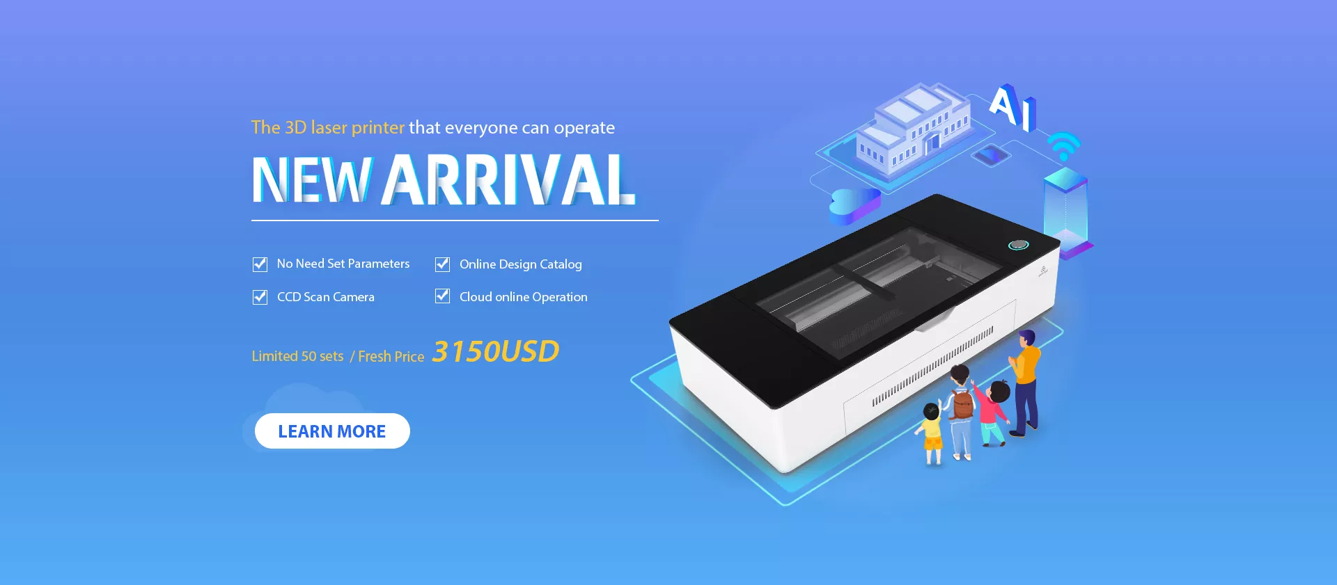 LF3015GA WHOLE COVER FIBER LASER CUTTING MACHINE